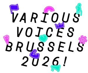 Various Voices 2026 in Brussels - this is going to be exciting …